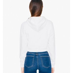 American Apparel Fleece Cropped Hoodie